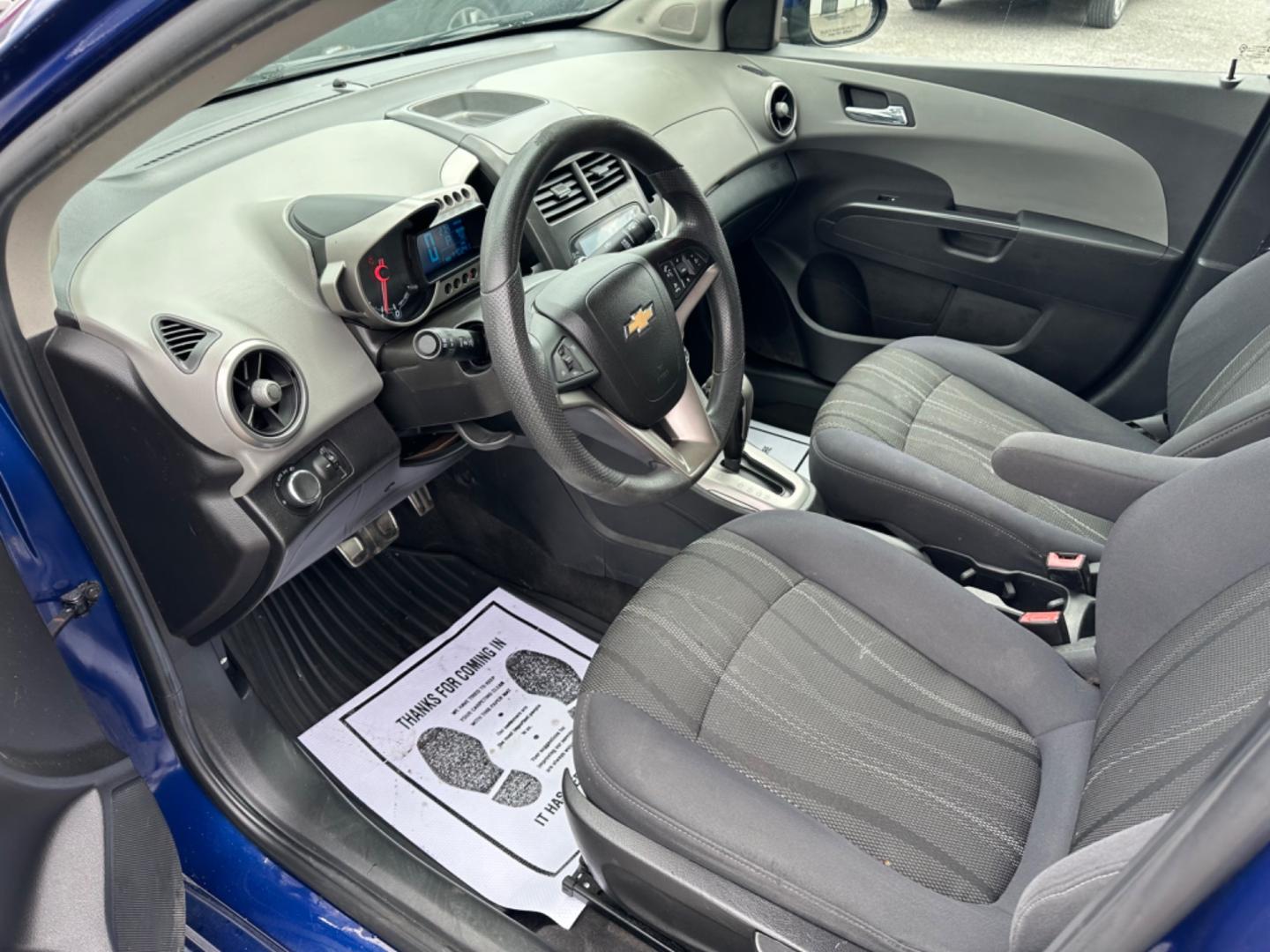 2013 BLUE Chevrolet Sonic LT Auto Sedan (1G1JC5SG7D4) with an 1.8L L4 DOHC 24V engine, 6-Speed Automatic transmission, located at 1254 Manheim Pike, Lancaster, PA, 17601, (717) 393-9133, 40.062870, -76.323273 - Photo#8